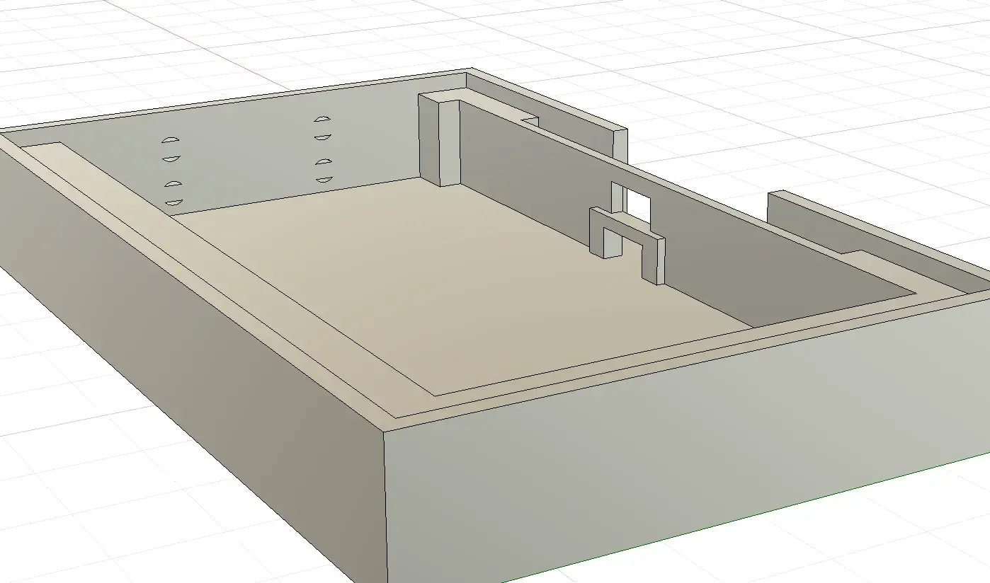 CAD model of the Flash Forward solar-light enclosure