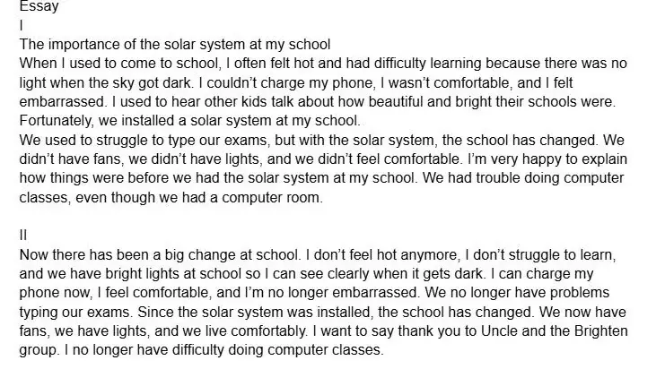 Student essay by Mitchcaila, 7th grade
