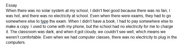 Student essay by Djinaieka, 7th grade