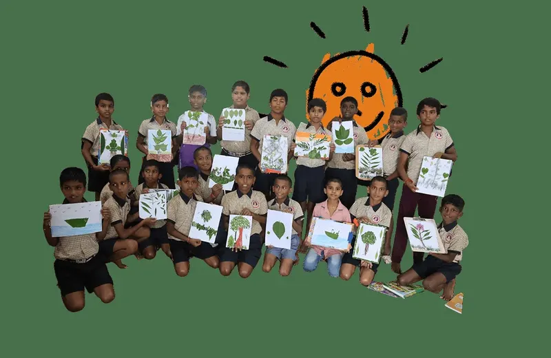 Students at a Loksadhana school in rural Maharashtra